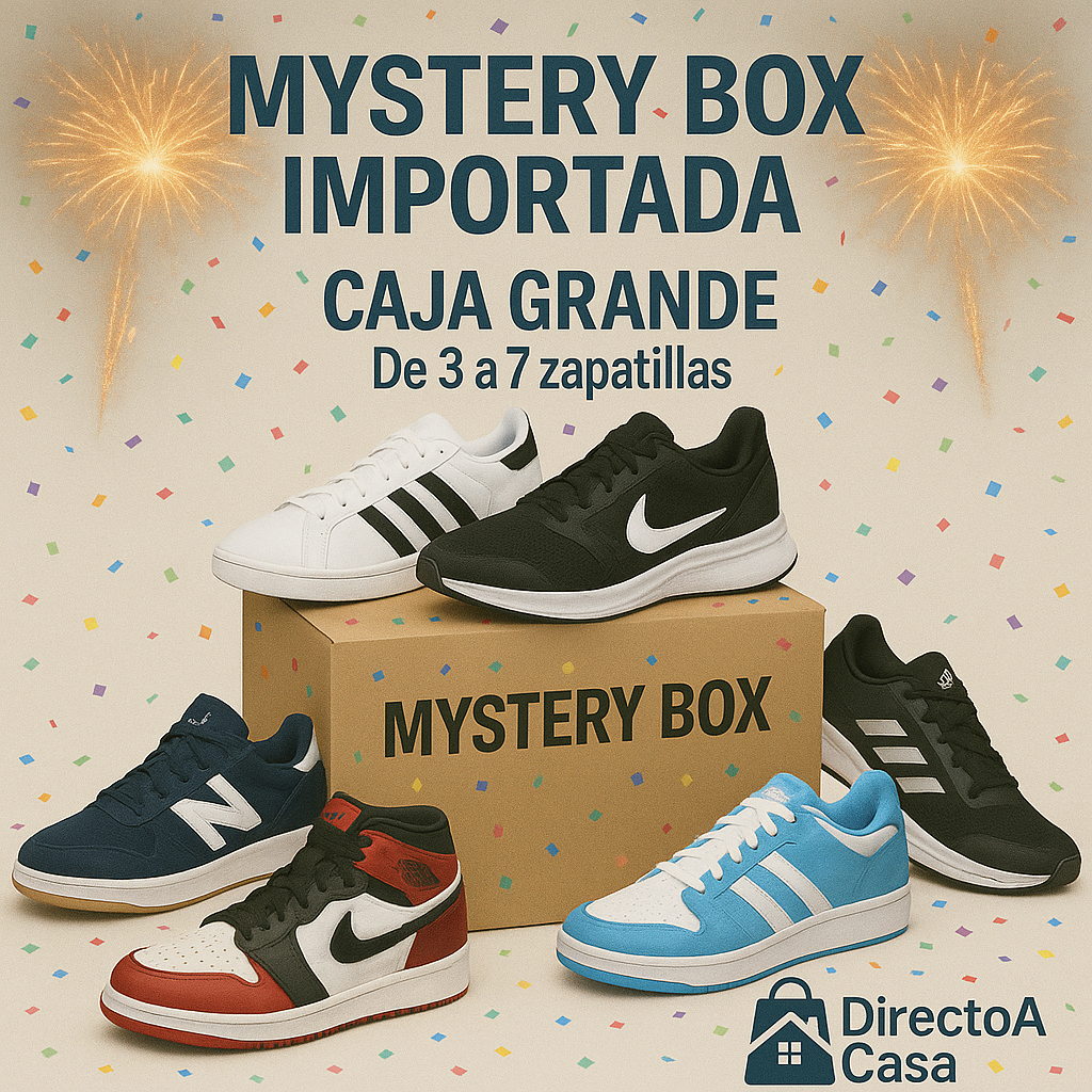 MISTERY BOX - ZAPATILLAS IMPORTADAS HASTA 8 ZAPATILLAS!!