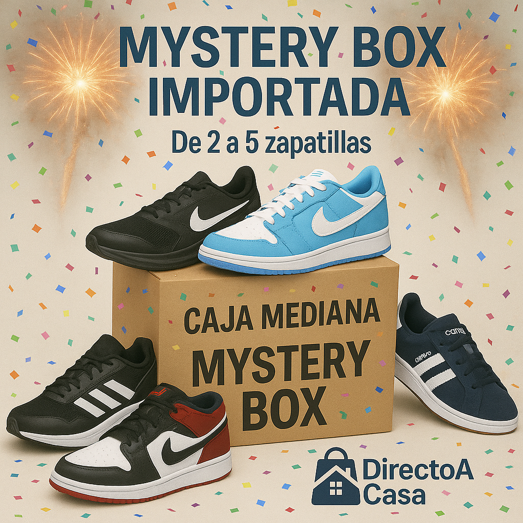 MISTERY BOX - ZAPATILLAS IMPORTADAS HASTA 8 ZAPATILLAS!!