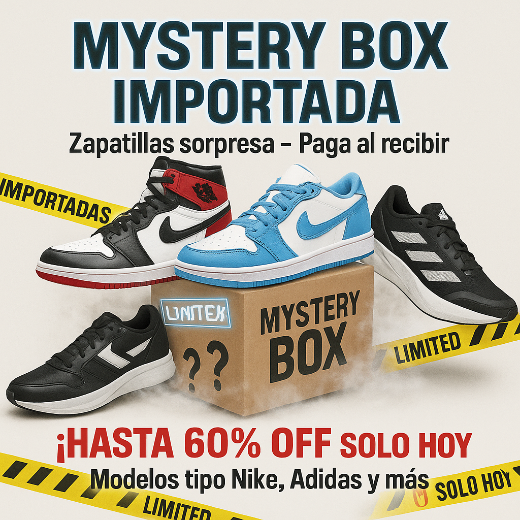 MISTERY BOX - ZAPATILLAS IMPORTADAS HASTA 8 ZAPATILLAS!!