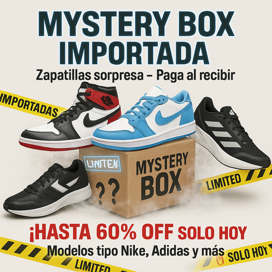 MISTERY BOX - ZAPATILLAS IMPORTADAS HASTA 8 ZAPATILLAS!!